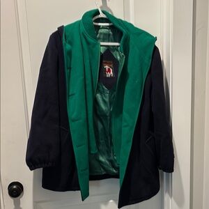 Green and Black Woolrich Jacket